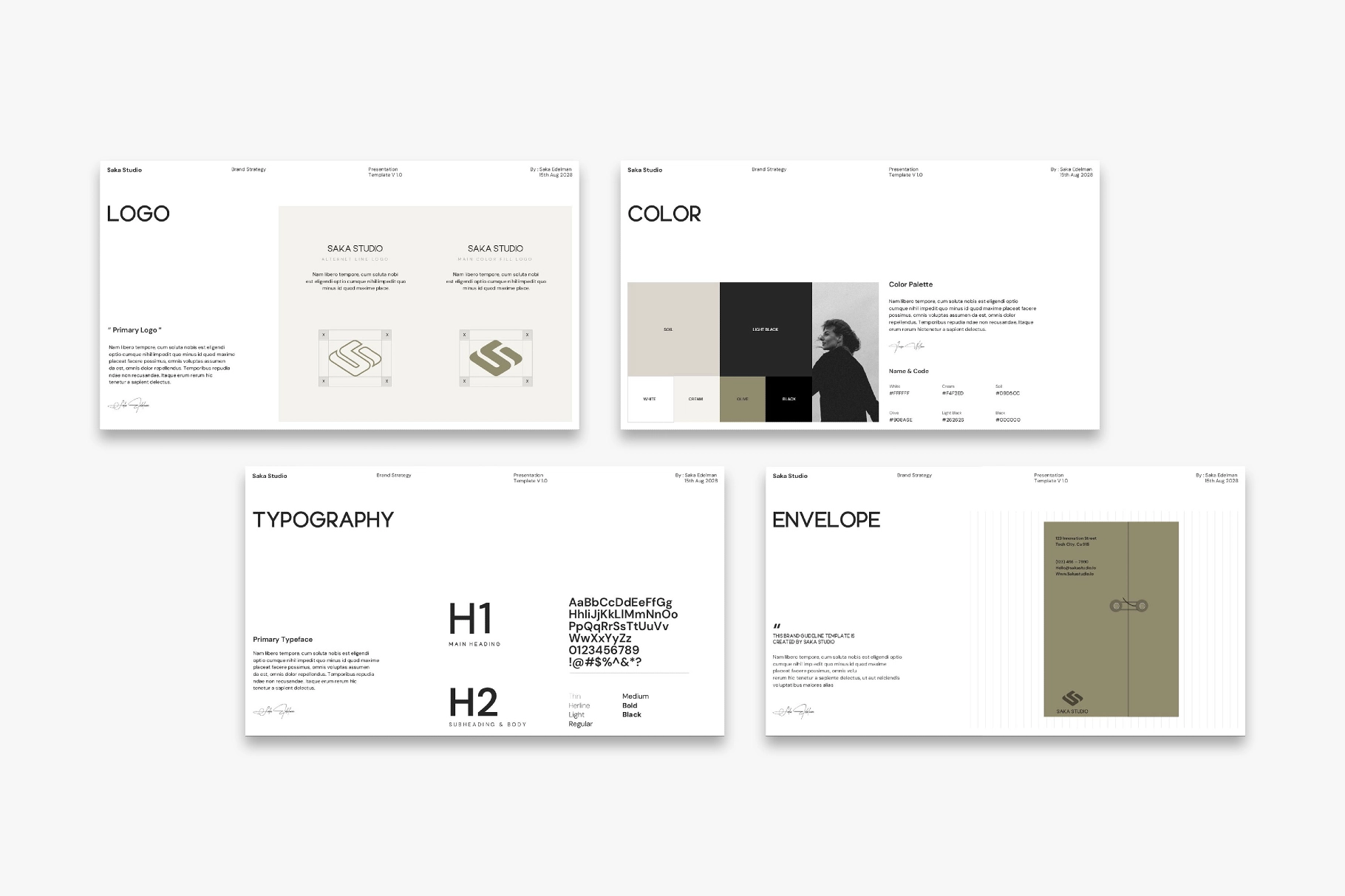 SAKA | Brand Guideline Template