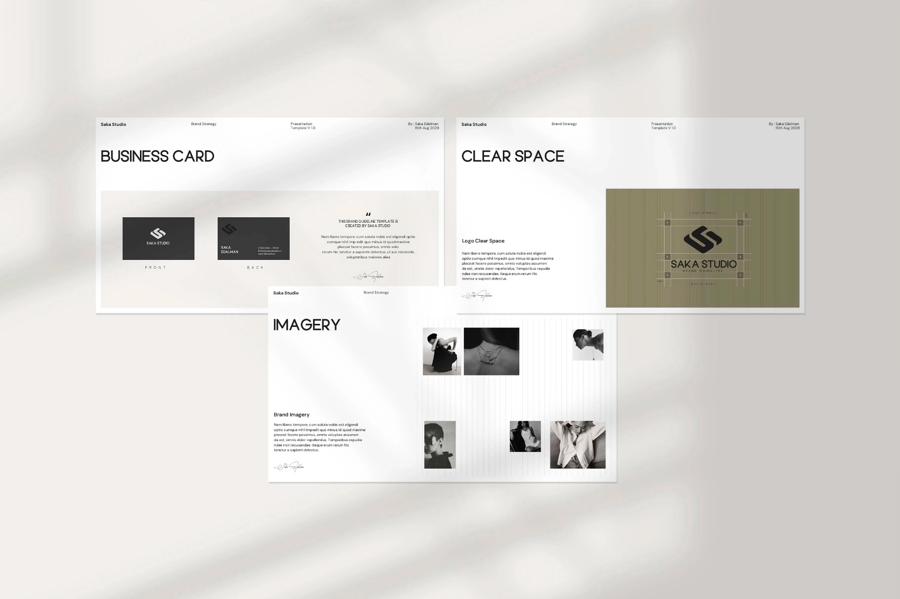 SAKA | Brand Guideline Template