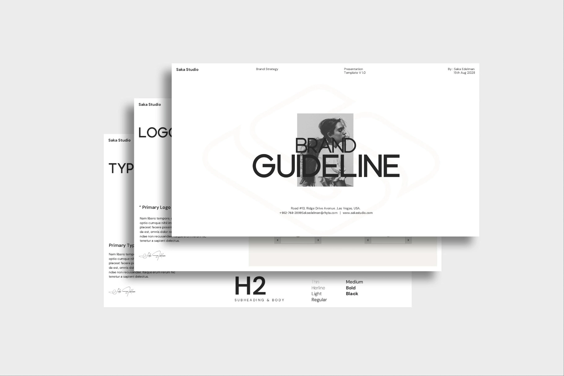 SAKA | Brand Guideline Template