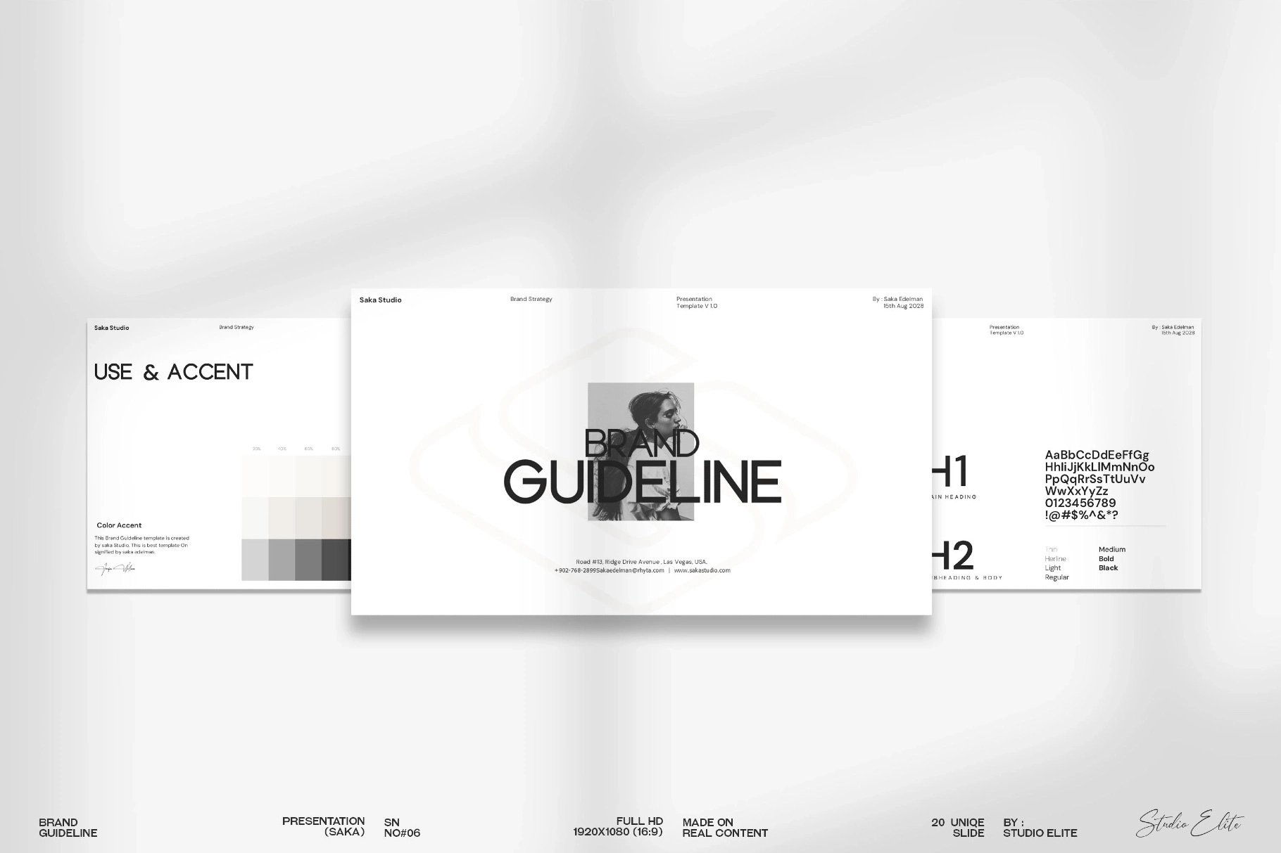 SAKA | Brand Guideline Template