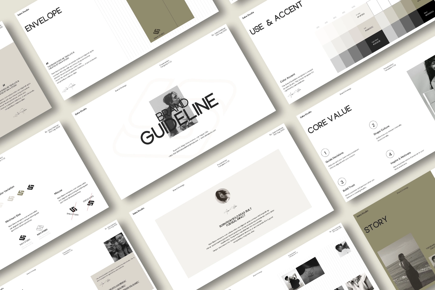 SAKA | Brand Guideline Template