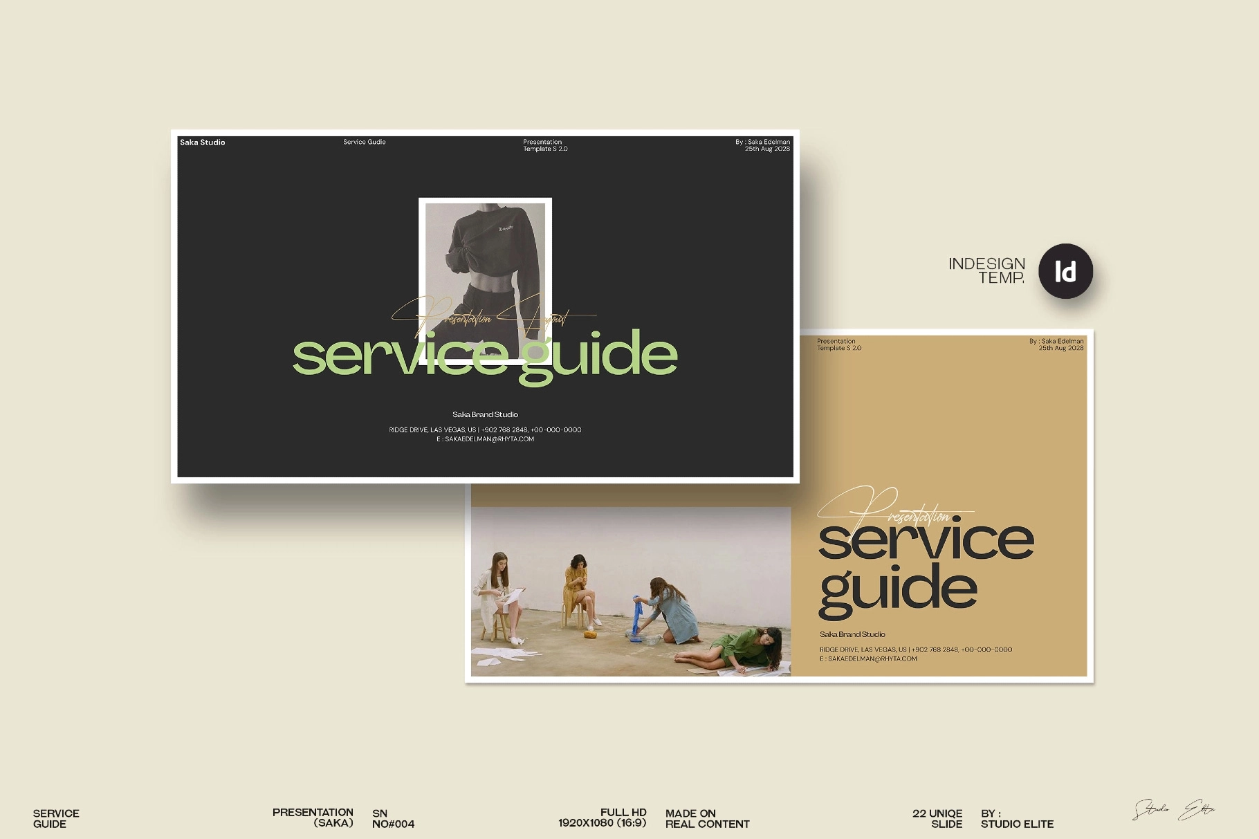 SAKA | Service Guide Template
