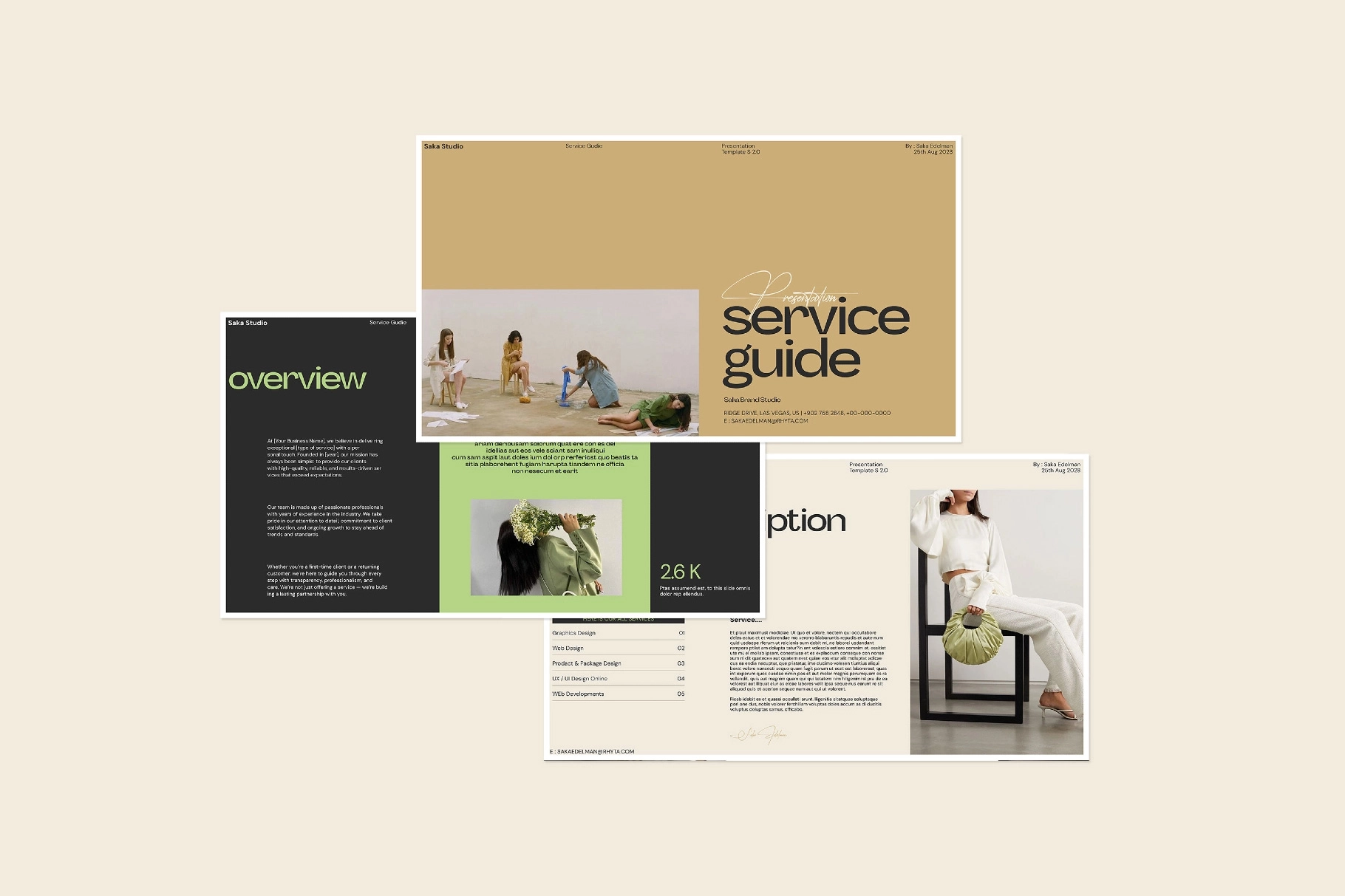 SAKA | Service Guide Template