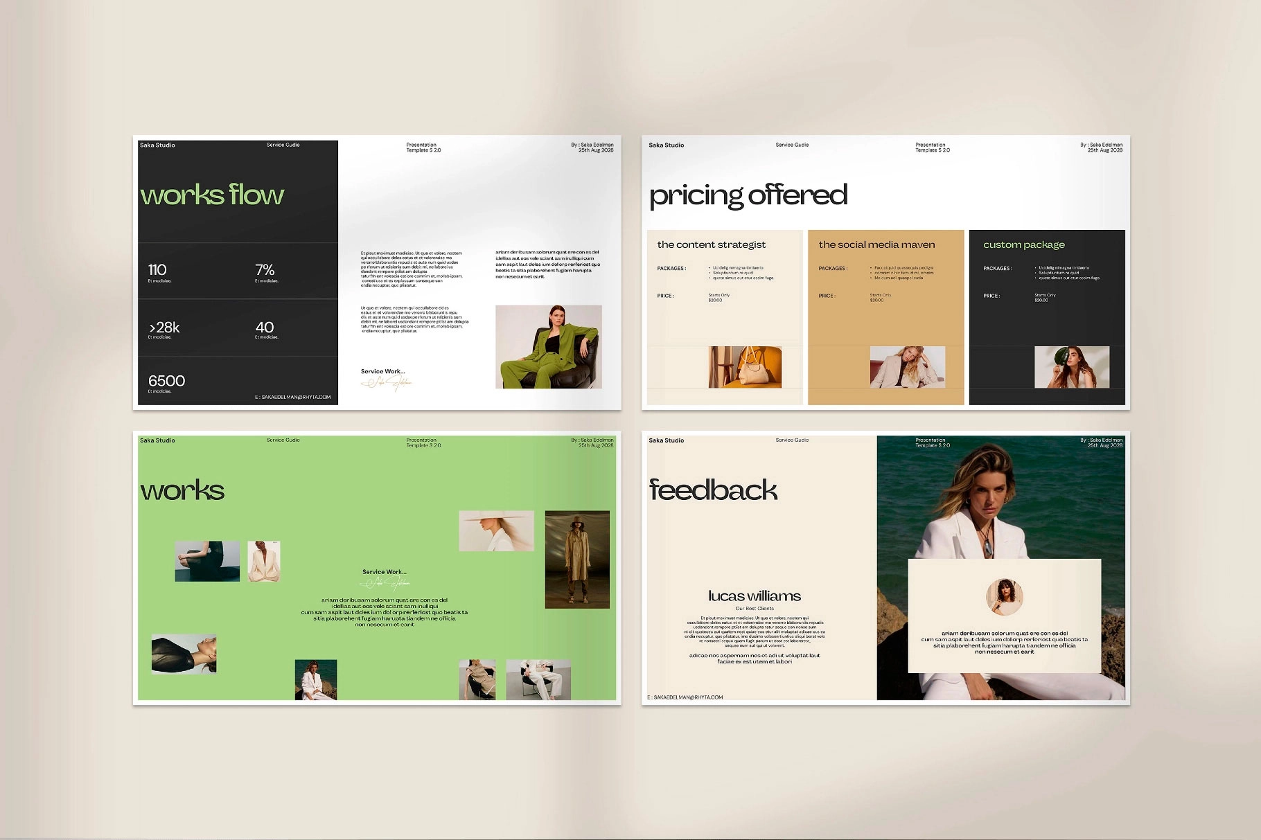 SAKA | Service Guide Template