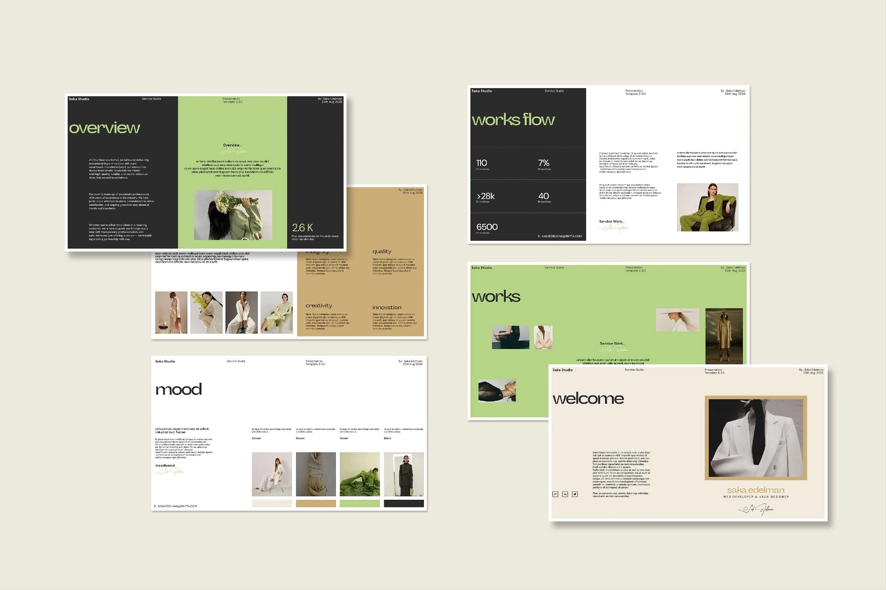 SAKA | Service Guide Template