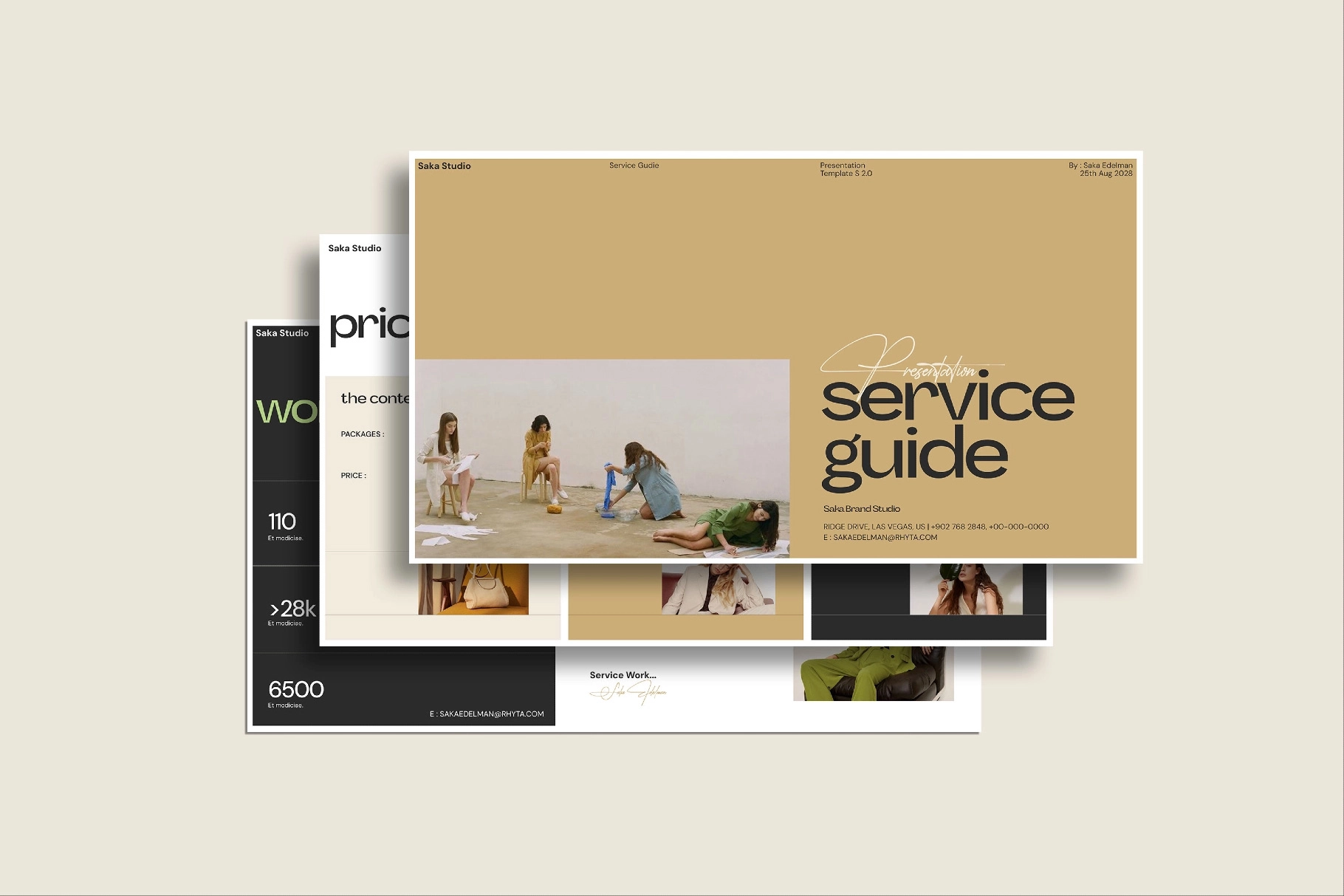 SAKA | Service Guide Template