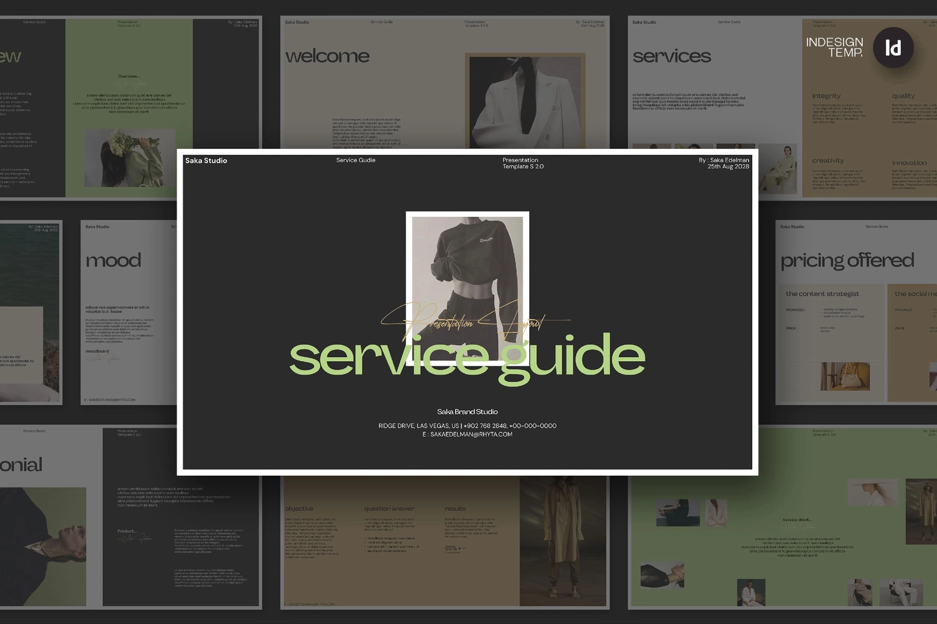 SAKA | Service Guide Template