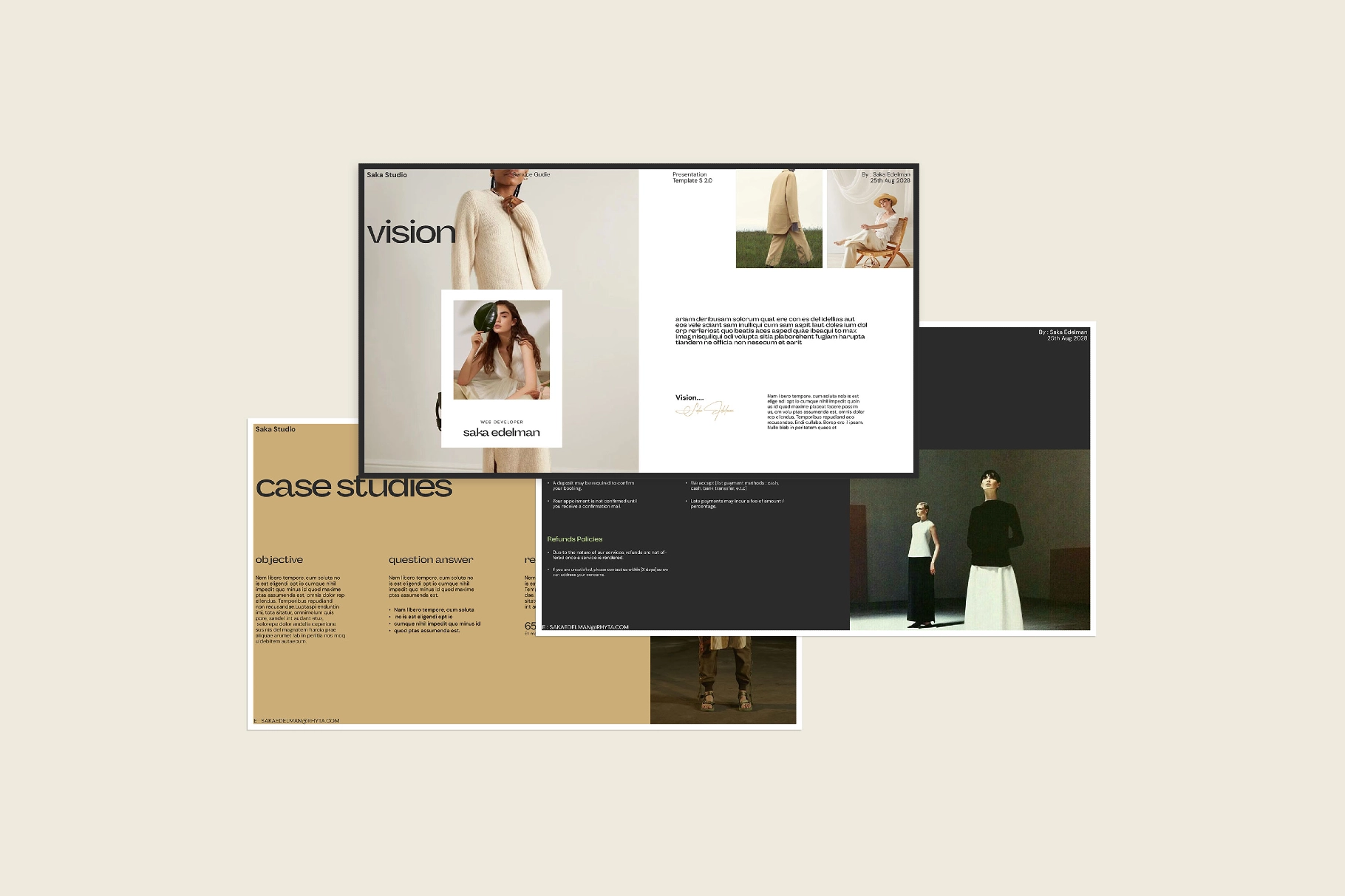 SAKA | Service Guide Template