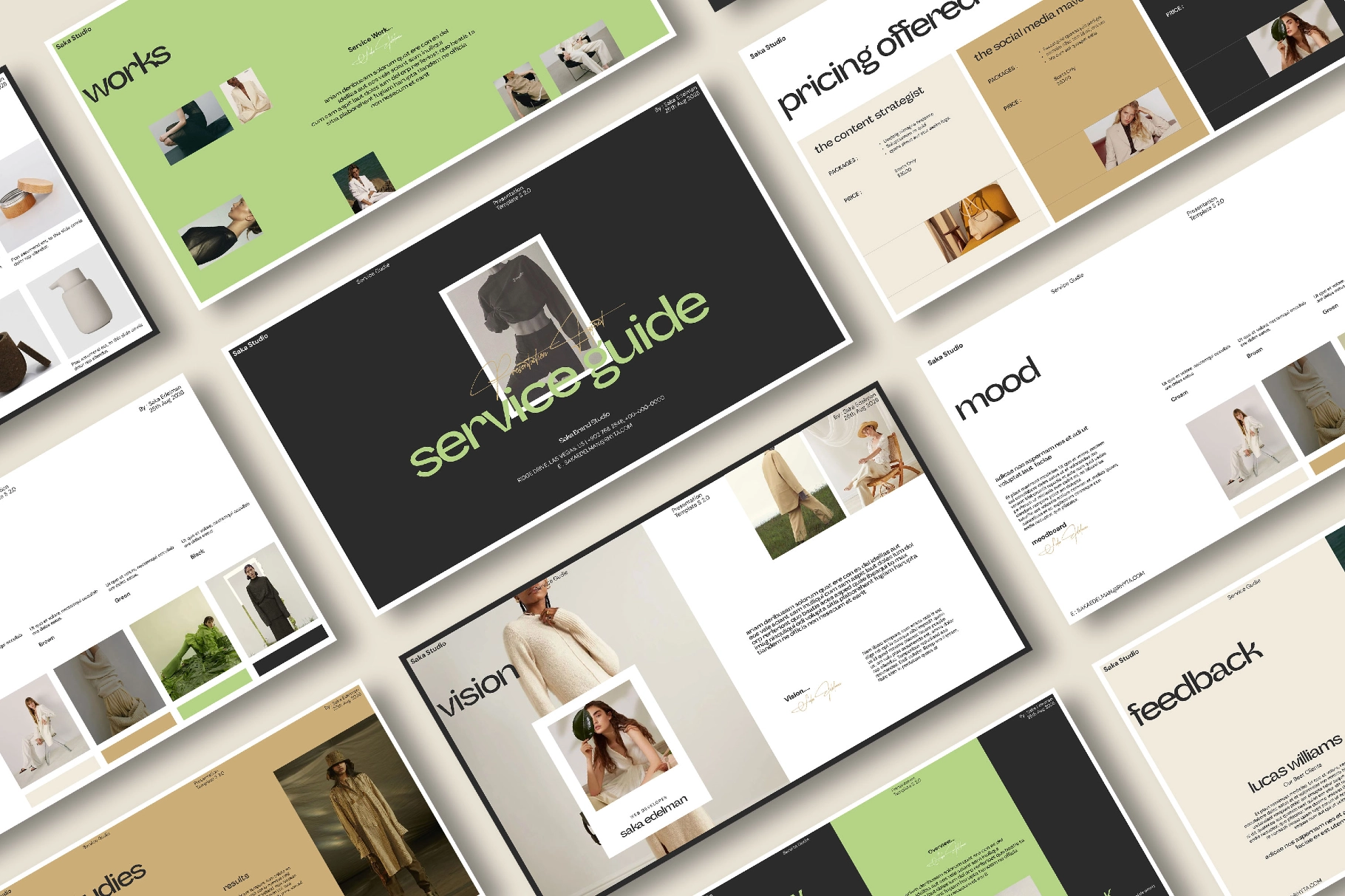 SAKA | Service Guide Template