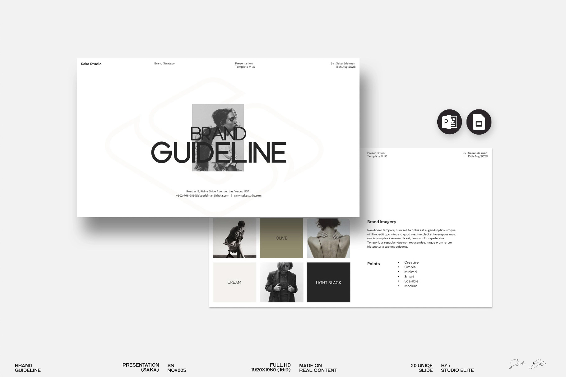 SAKA | Brand Guideline Template
