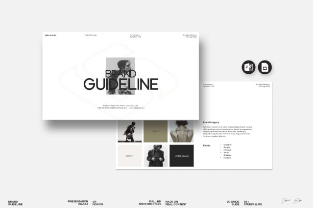 SAKA | Brand Guideline Template