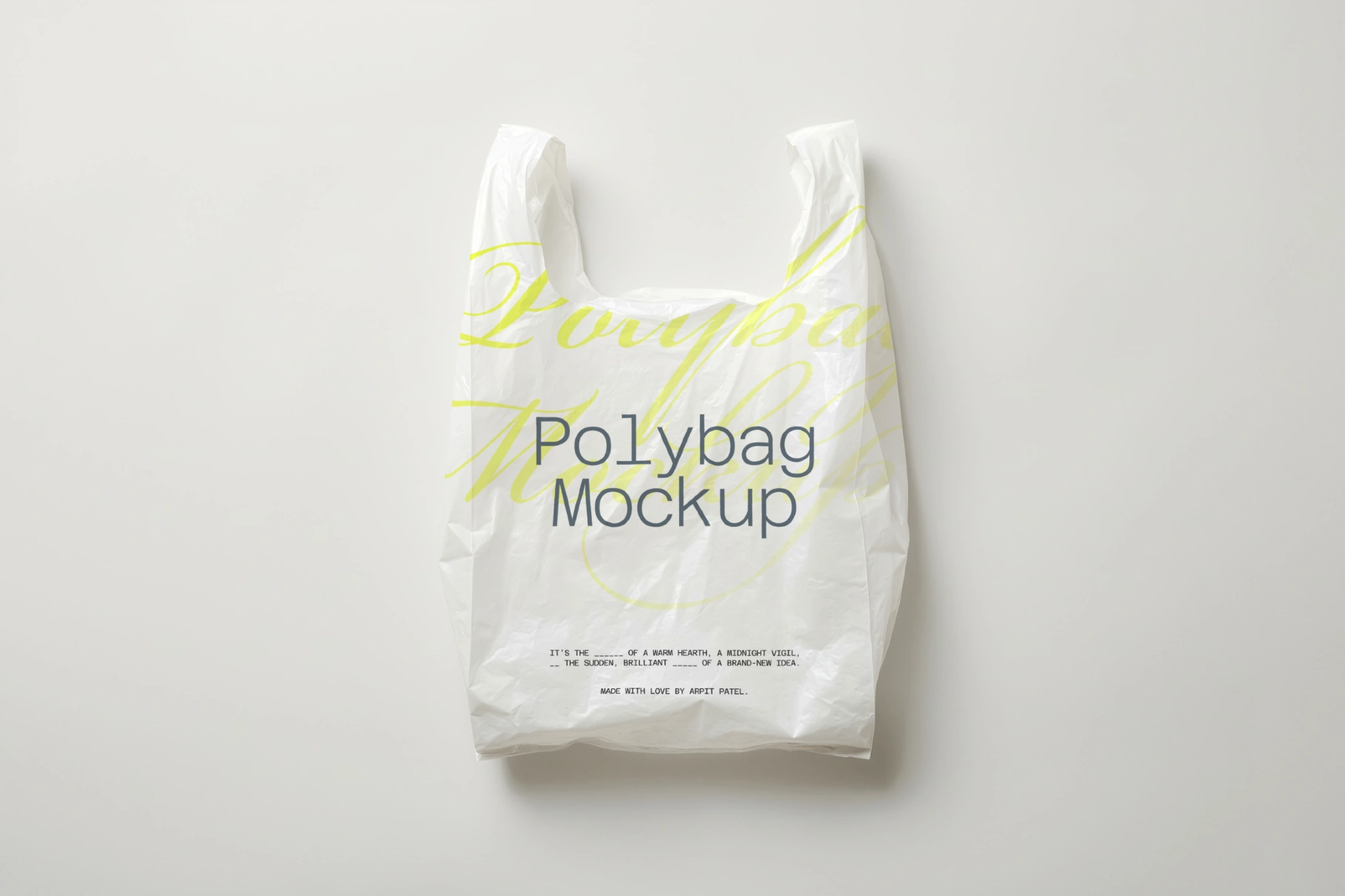 Polybag Mockup