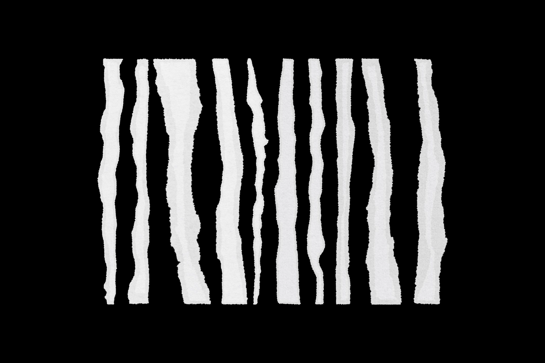 20 Ripped White Paper Elements