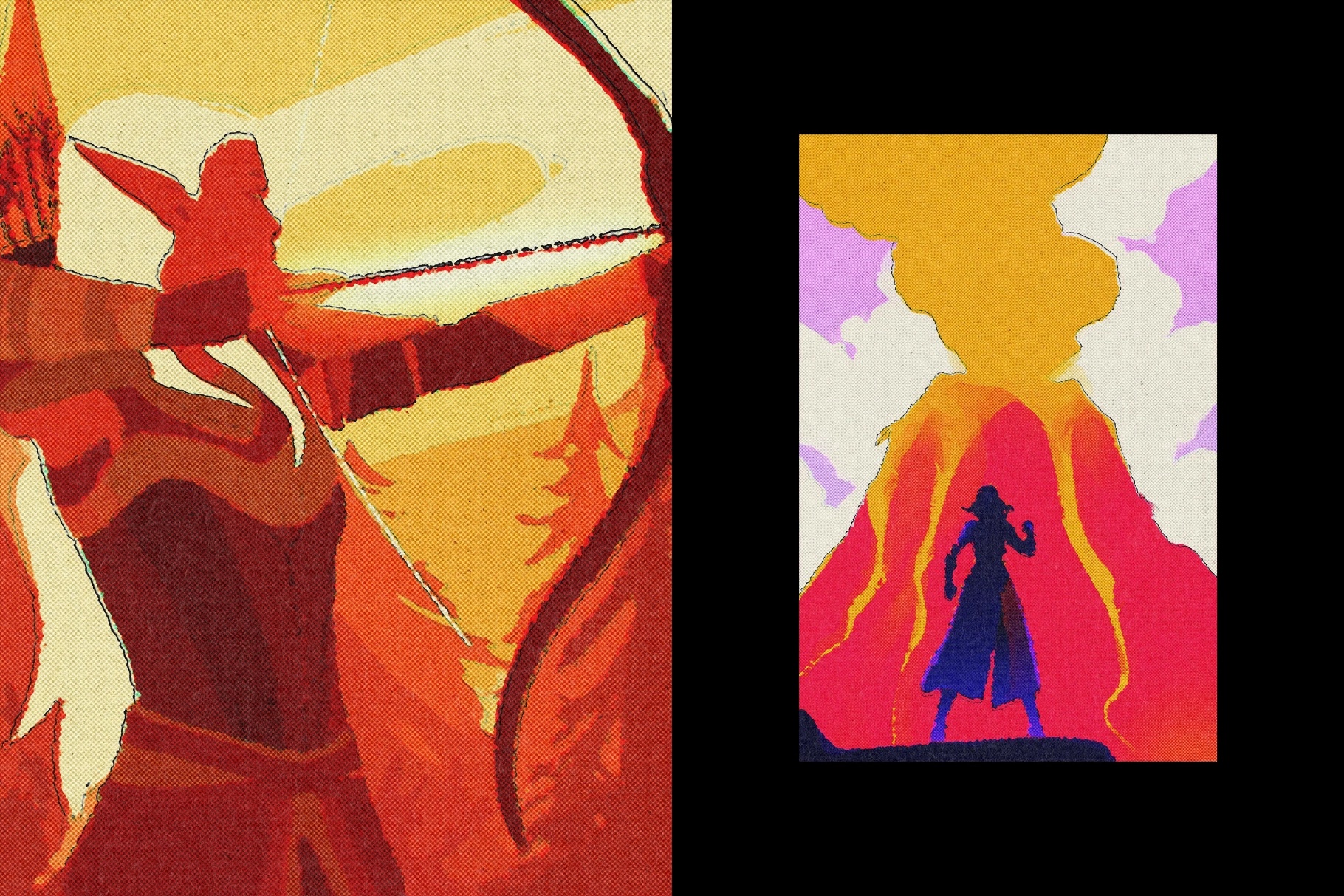 Retro Misprint Design Effect