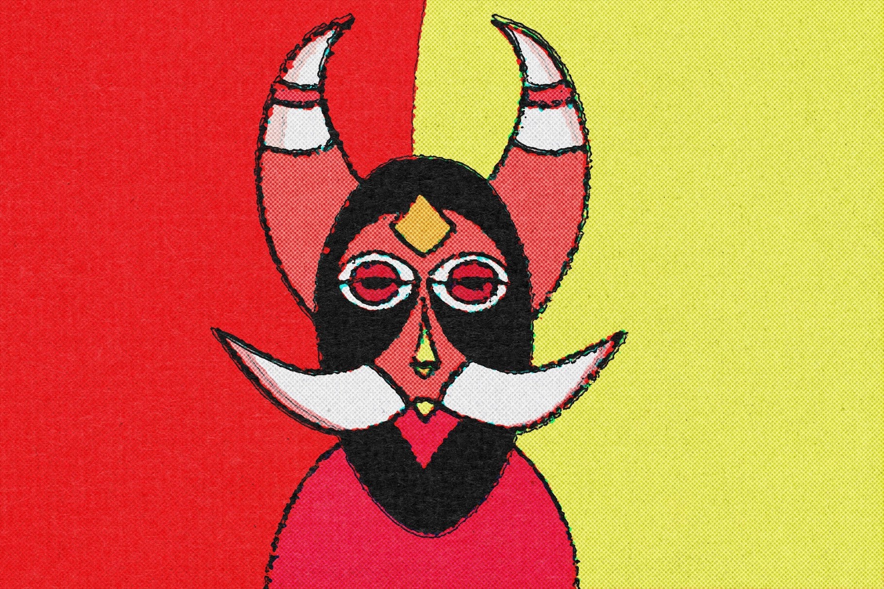 Retro Misprint Design Effect