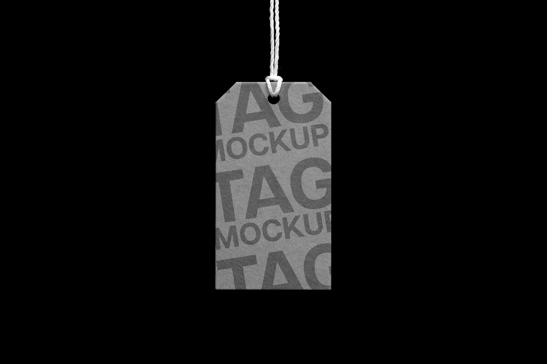 Kraft Paper Tag Mockup