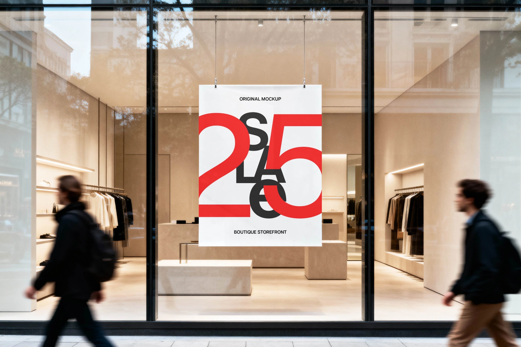 Fashion Boutique Storefront Mockup