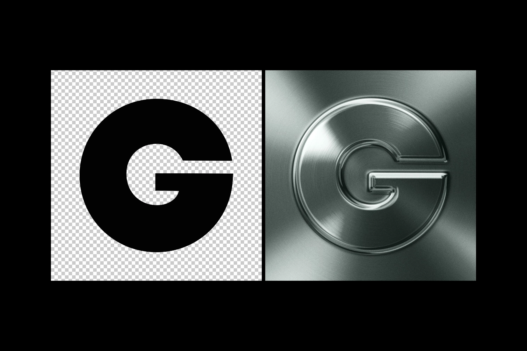 Metal Emboss Logo Effect