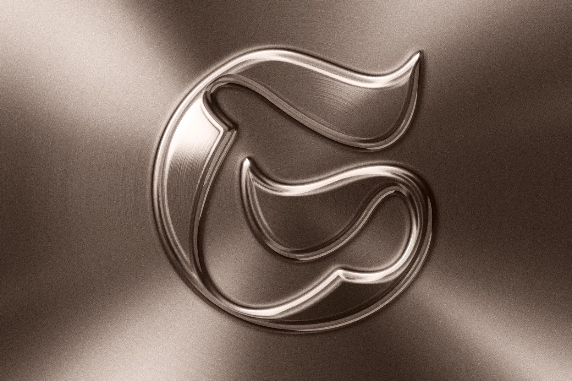 Metal Emboss Logo Effect