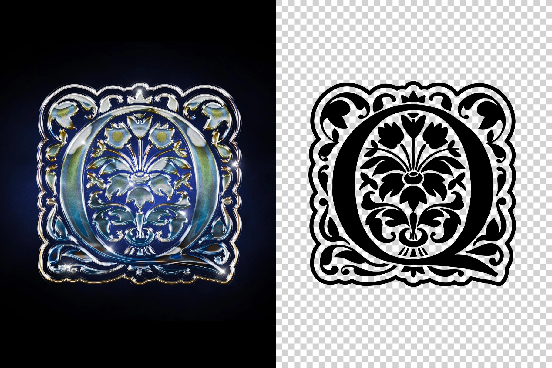 Armored Steel Chrome Text Effect