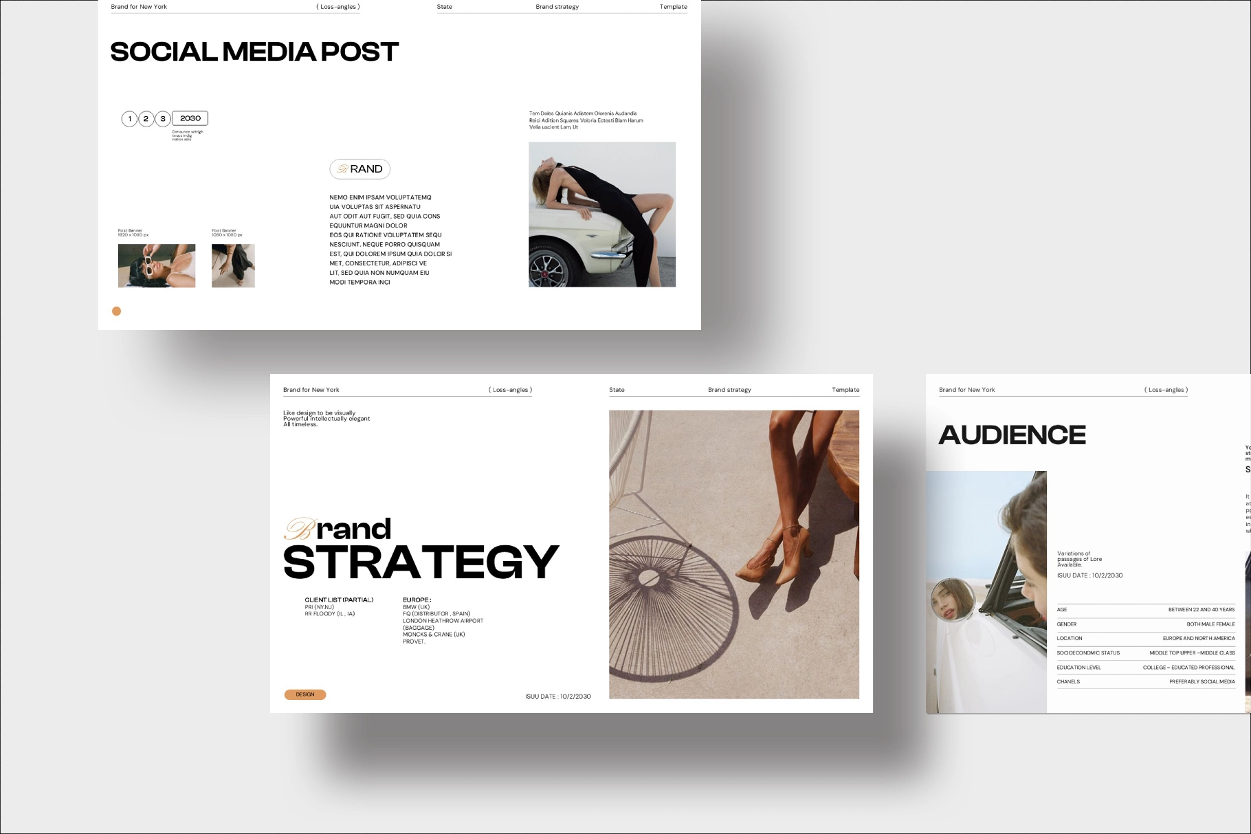 Brand Strategy Presentation Template