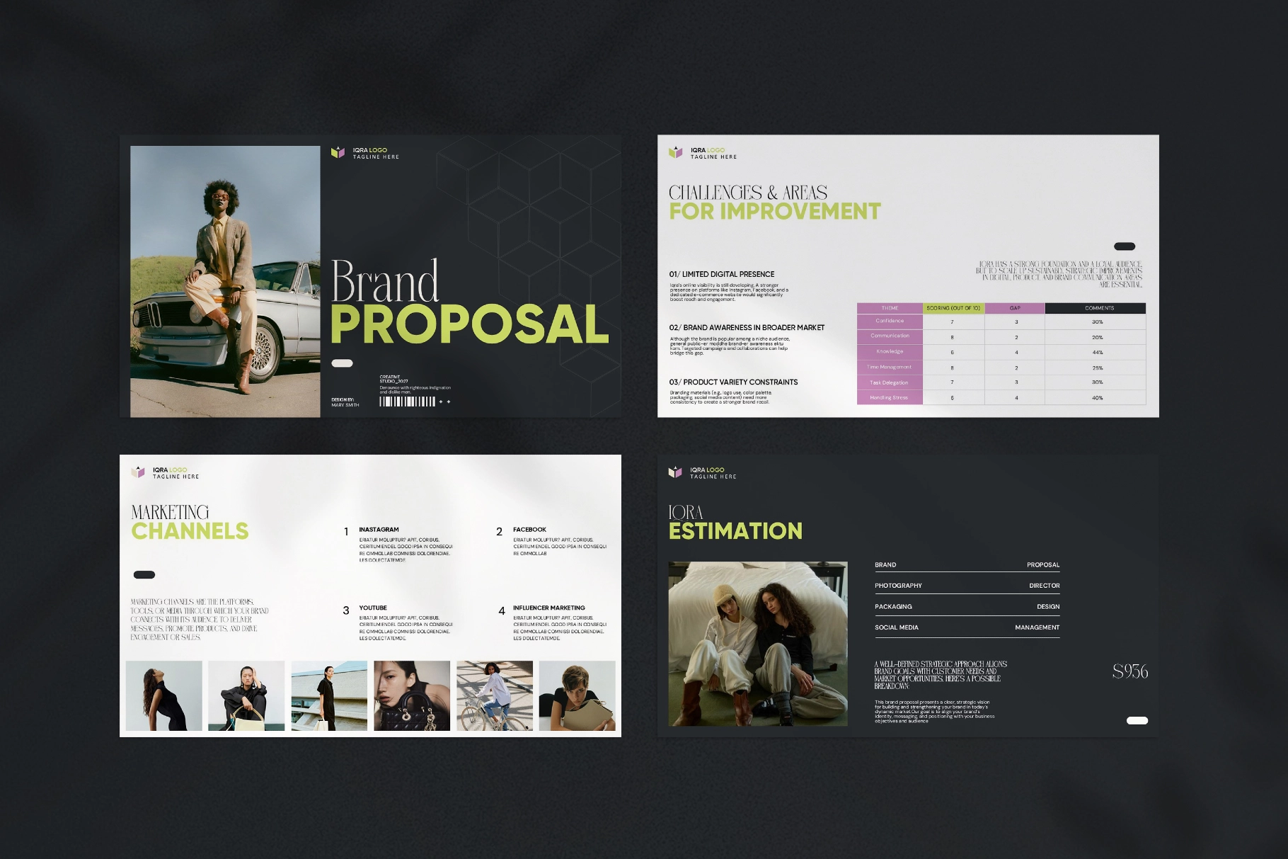 IQRA-Brand Proposal Presentation Template