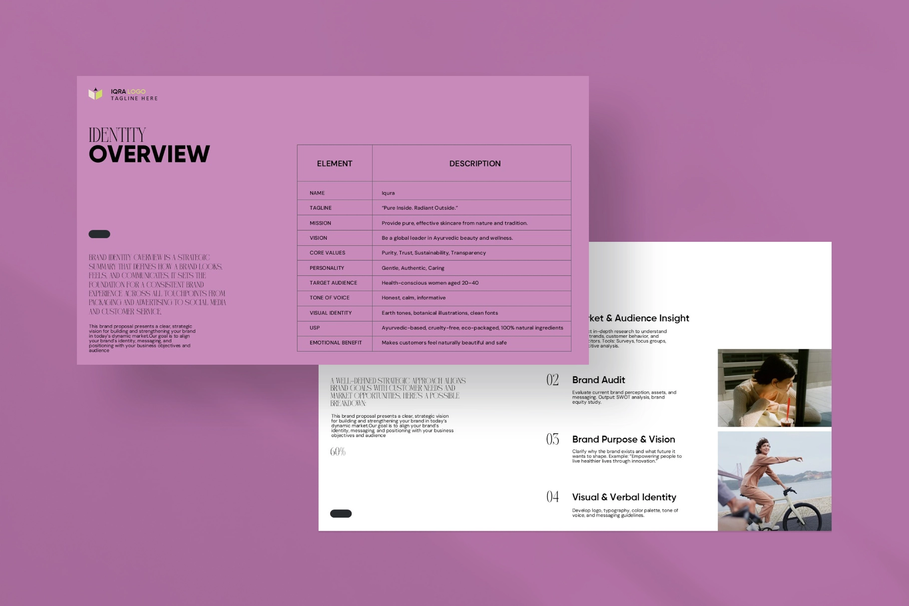 IQRA-Brand Proposal Presentation Template