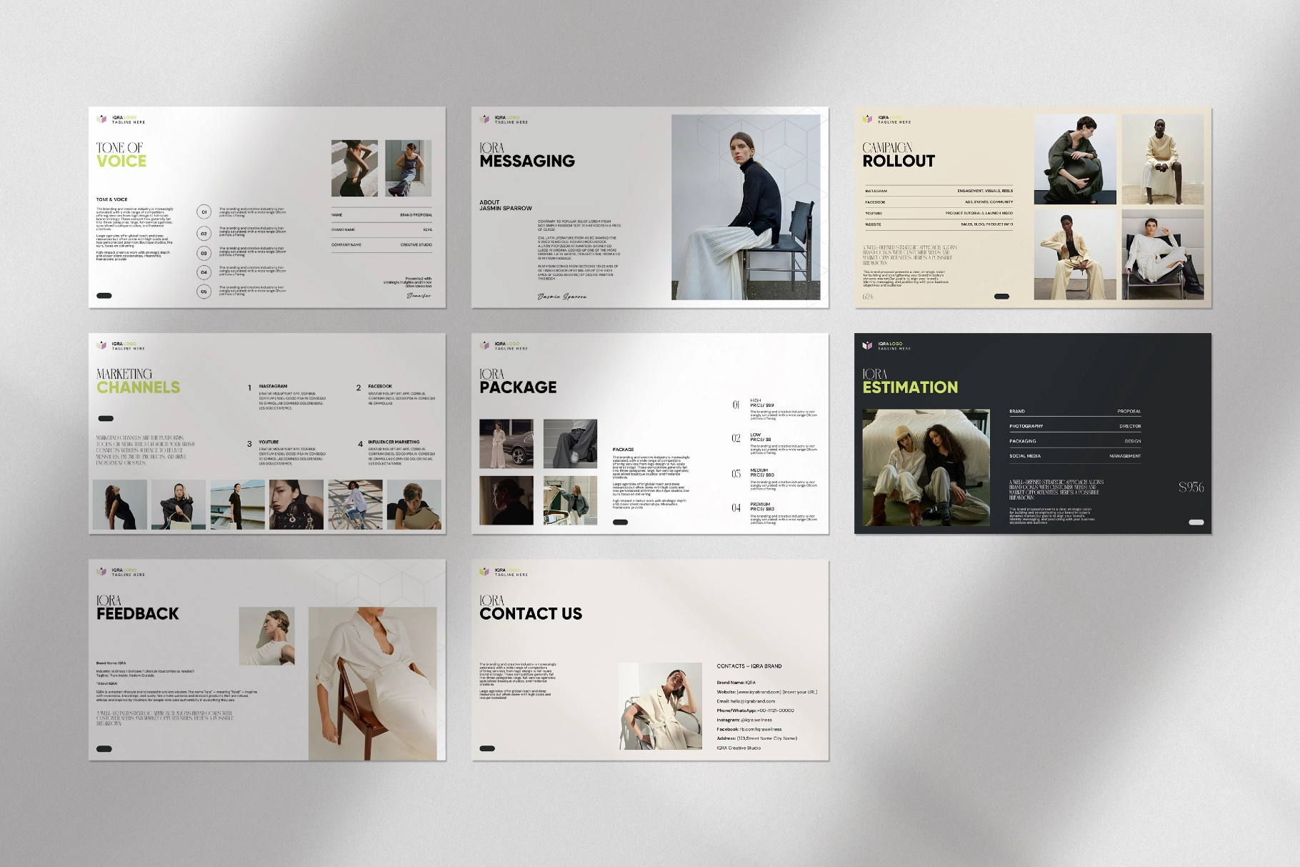 IQRA-Brand Proposal Presentation Template