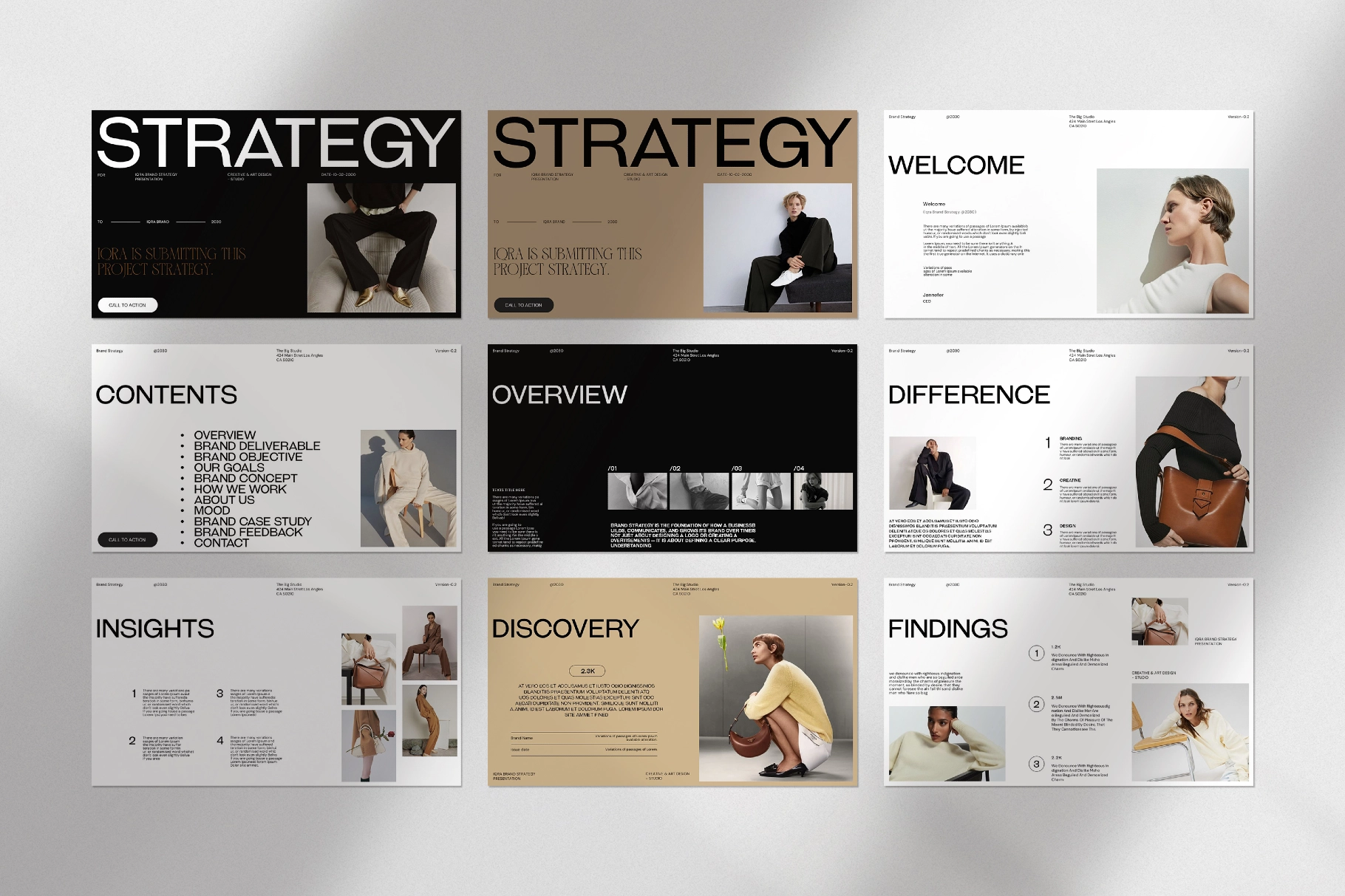 Brand Strategy Presentation Template