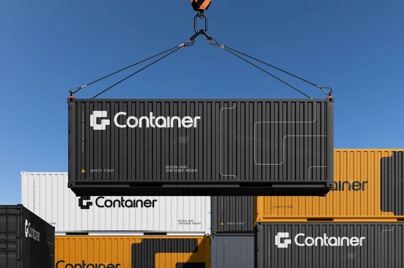 Shipping Container Mockup
