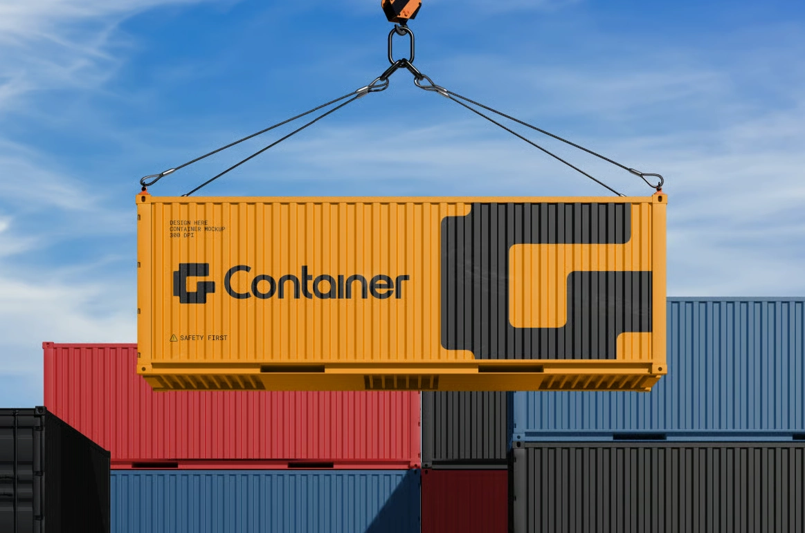 Shipping Container Mockup
