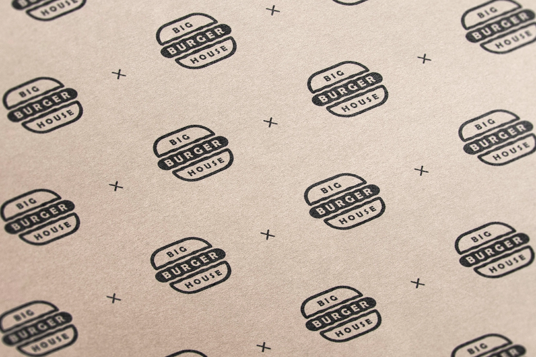 Food Wrap & Tissue Pattern Mockup