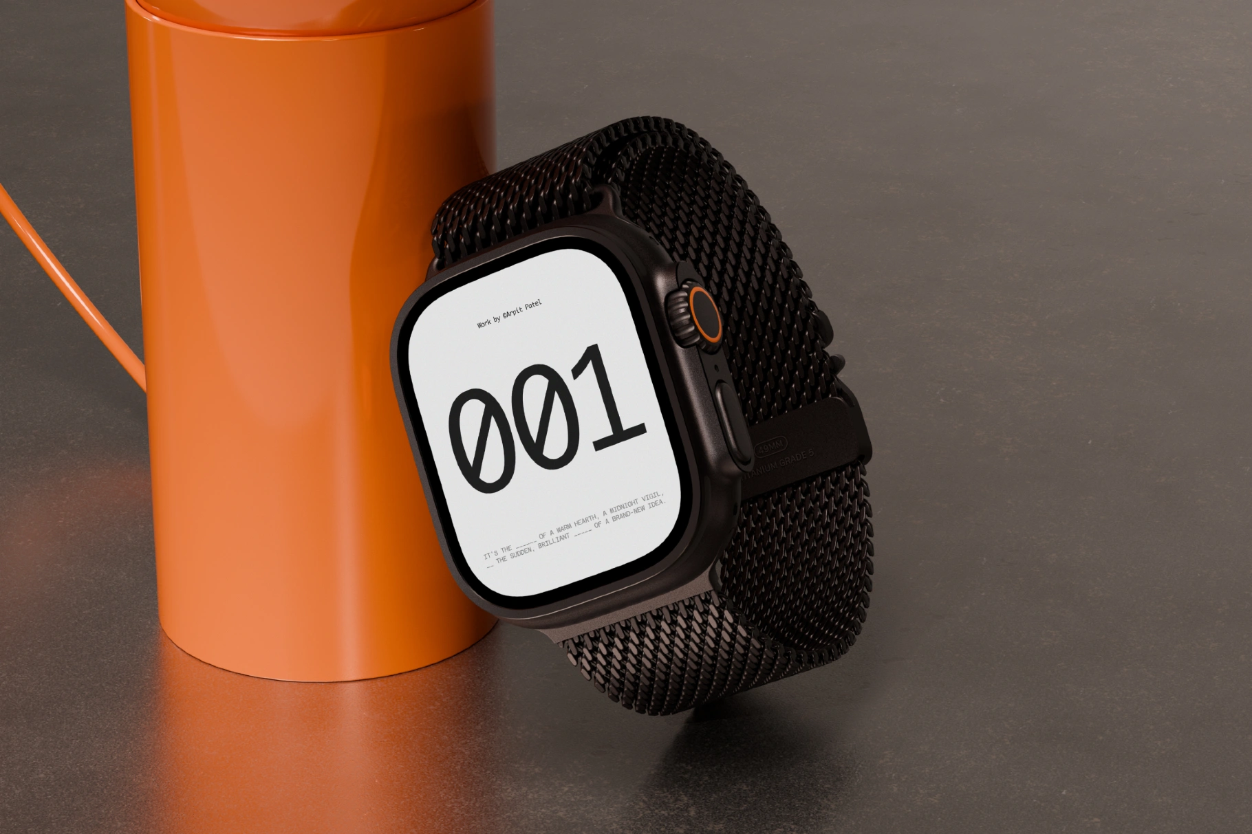 Apple Watch Ultra 2 Mockup