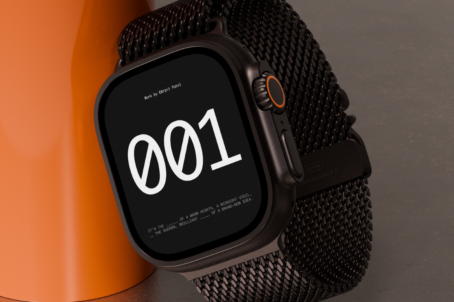 Apple Watch Ultra 2 Mockup