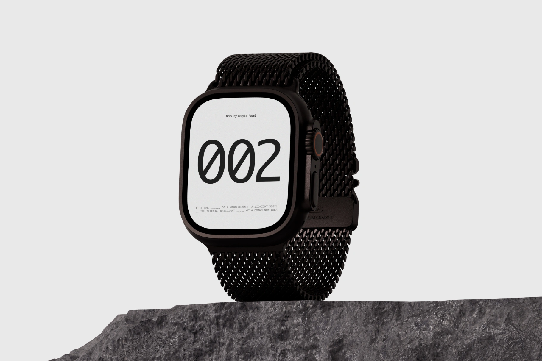Apple Watch Ultra 2 Mockup