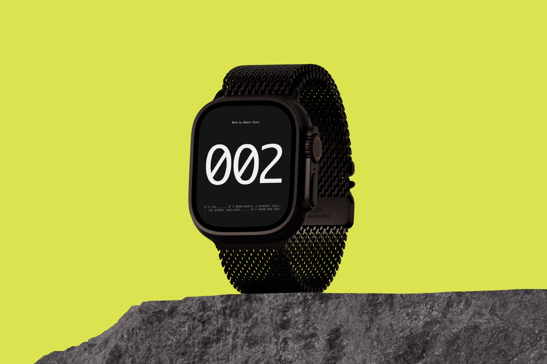 Apple Watch Ultra 2 Mockup