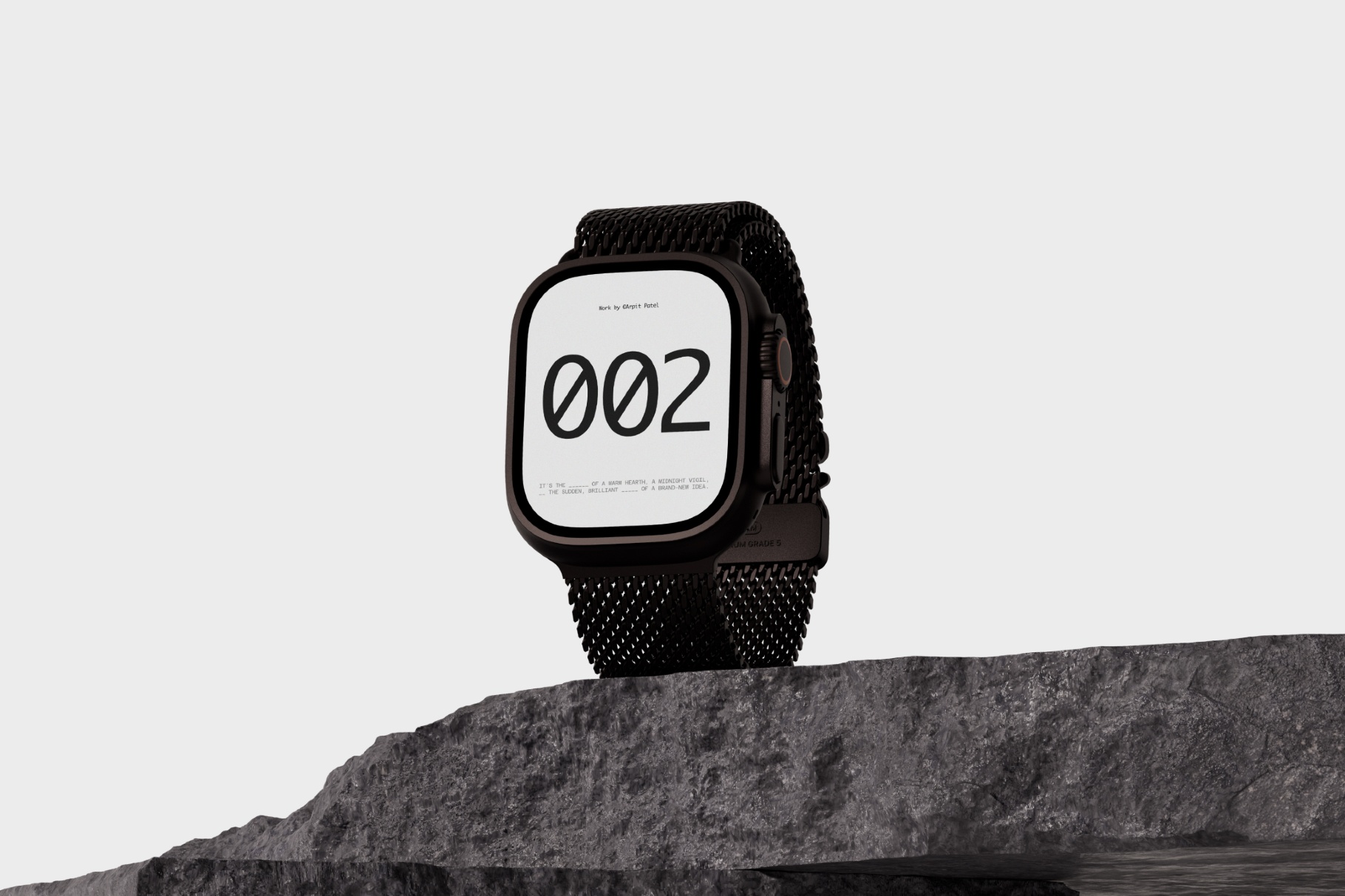 Apple Watch Ultra 2 Mockup