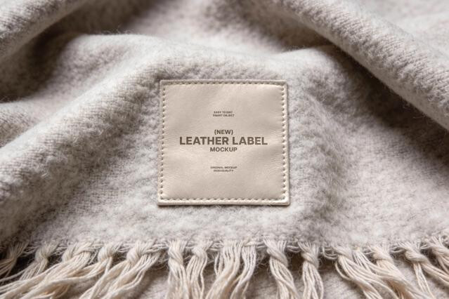 Leather Label Mockup
