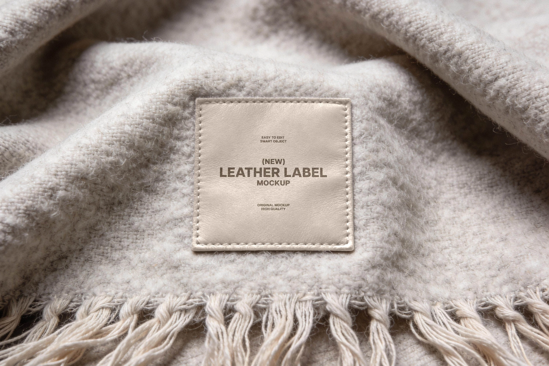 Leather Label Mockup