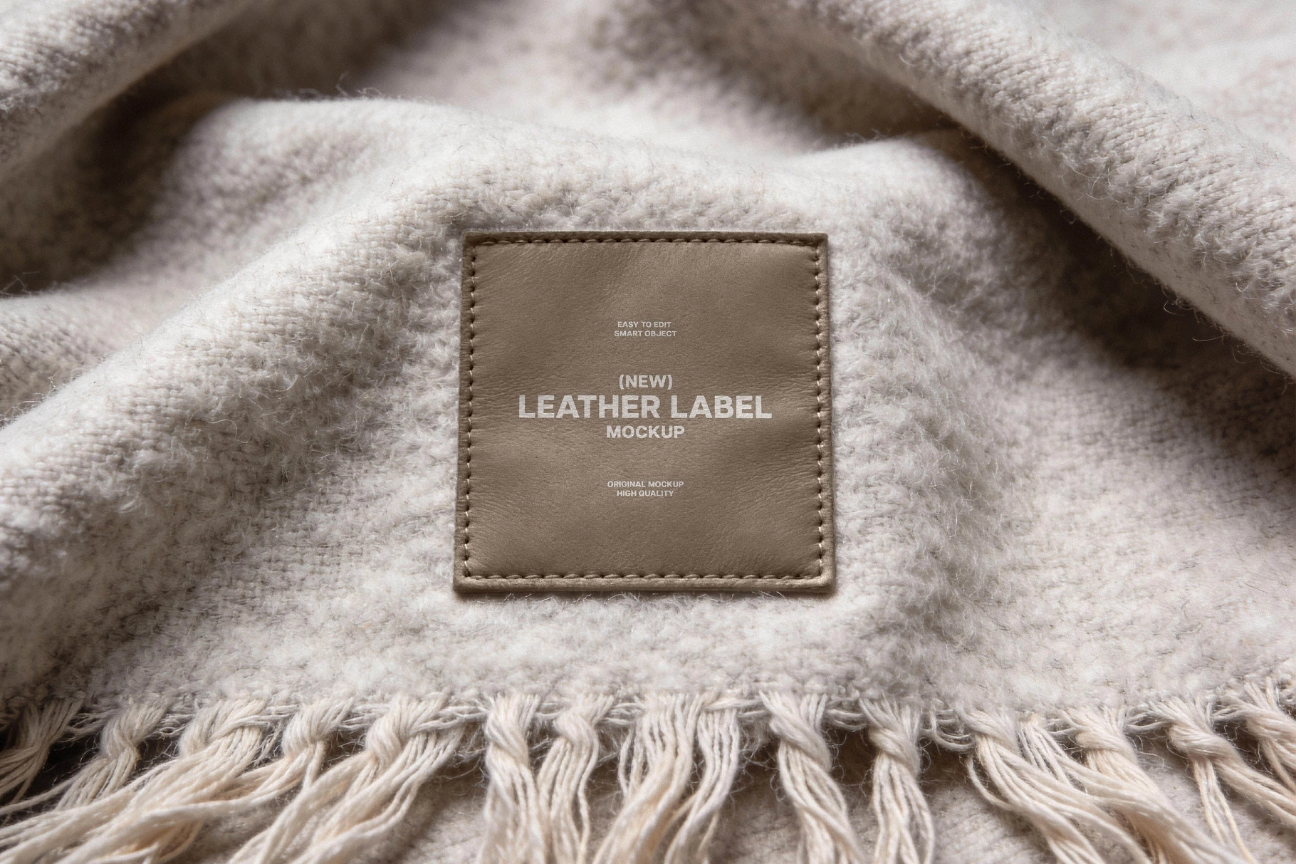 Leather Label Mockup