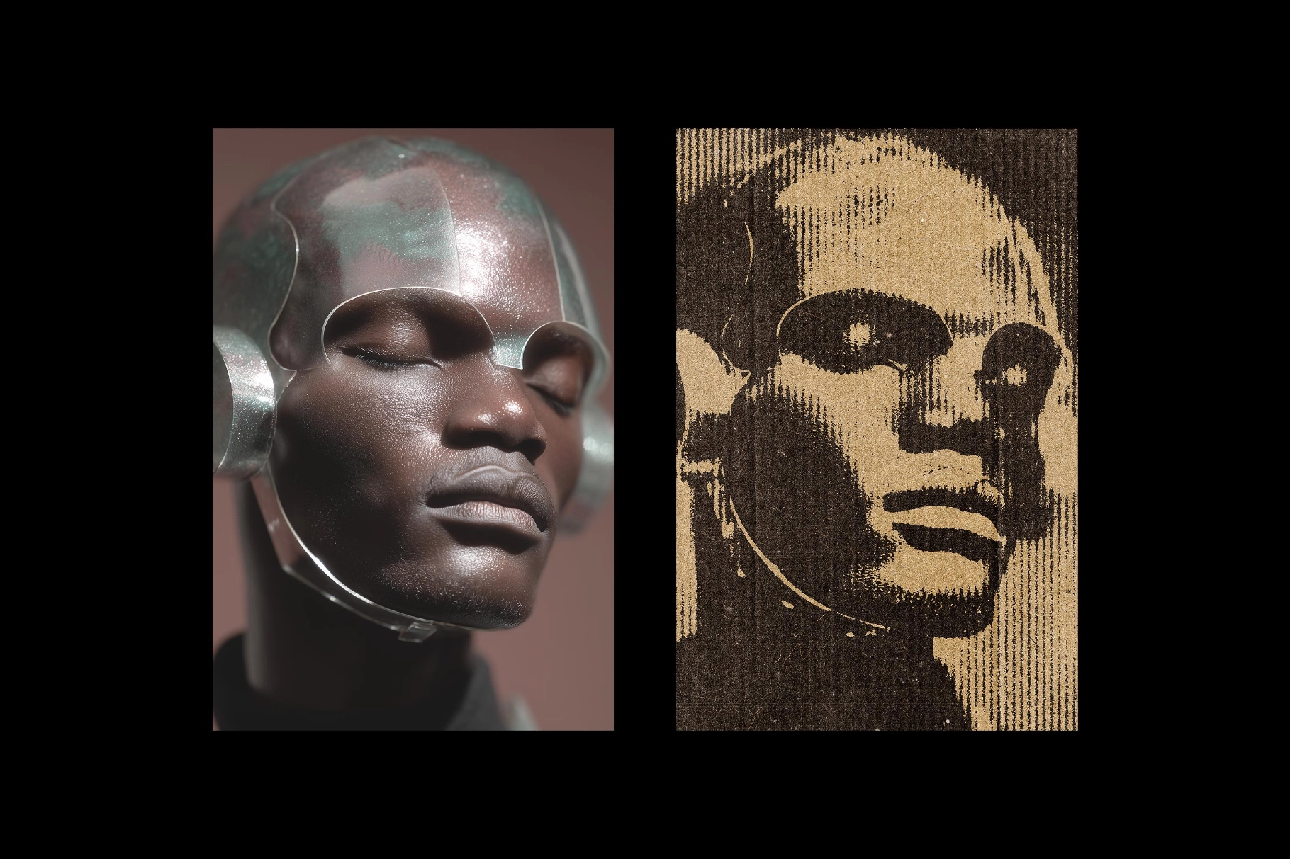 Cardboard Line Photo Print