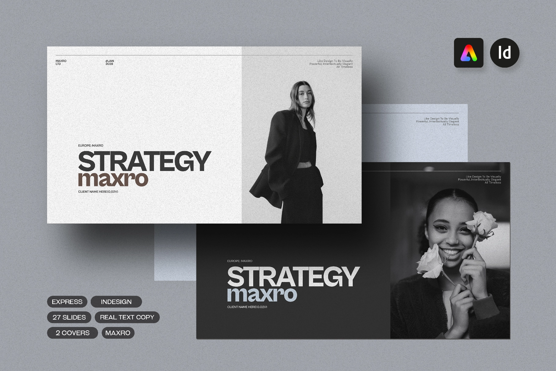 Maxro | Brand Strategy Template
