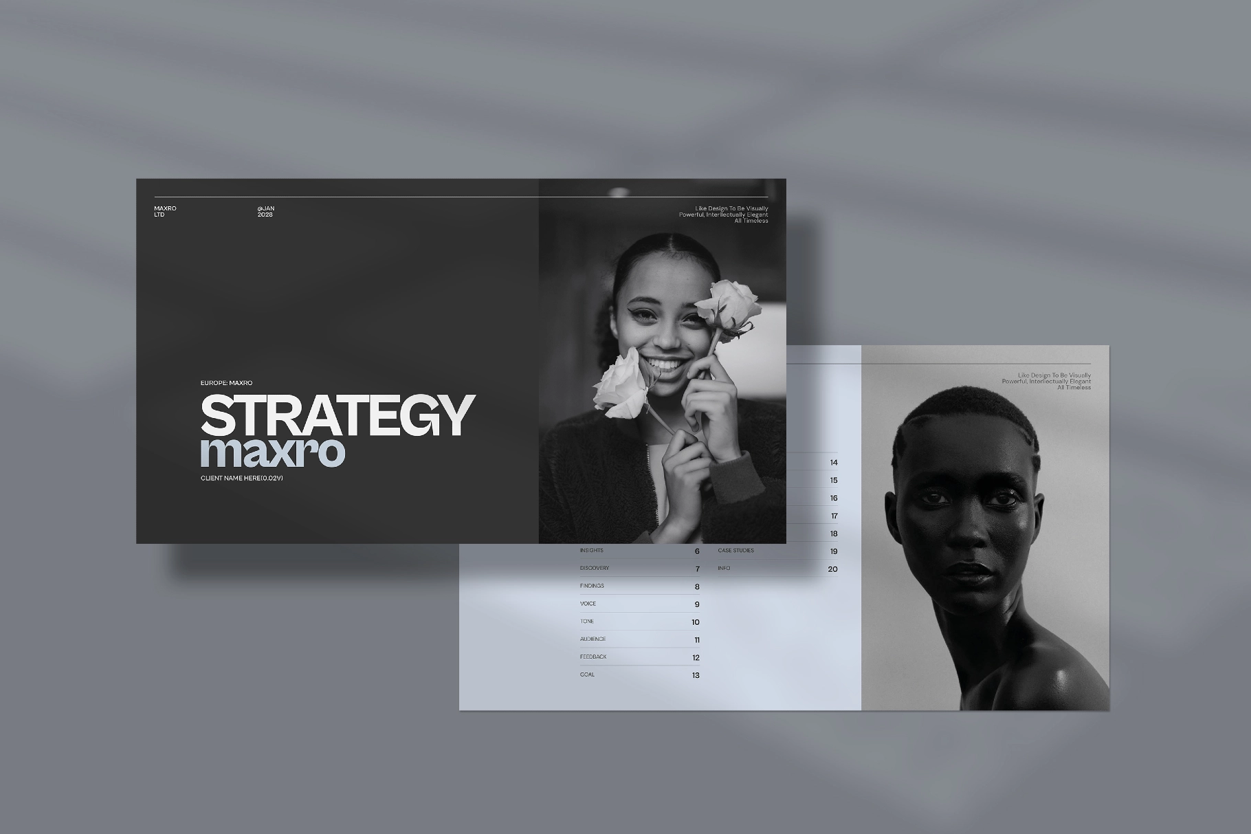 Maxro | Brand Strategy Template