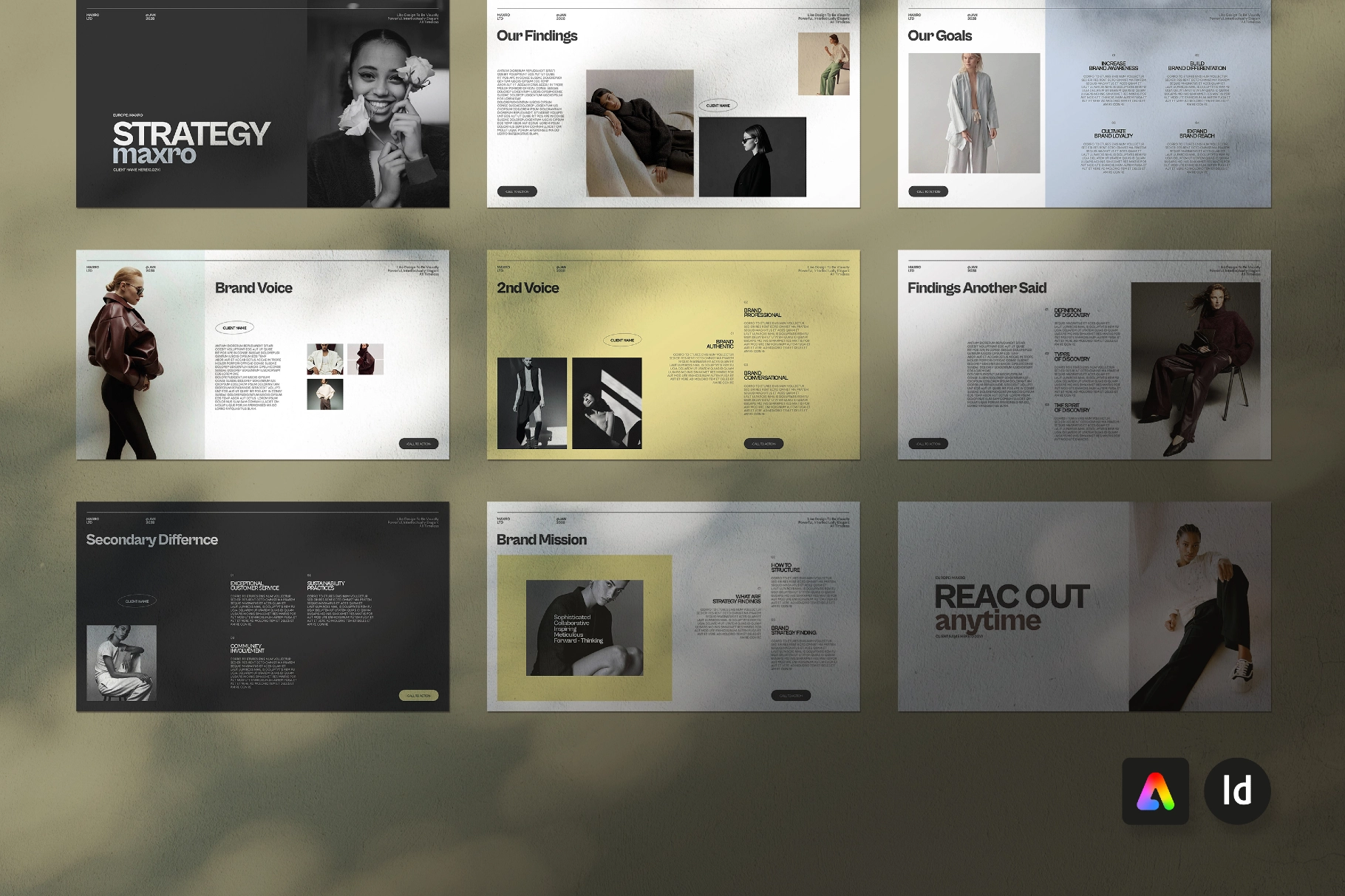 Maxro | Brand Strategy Template
