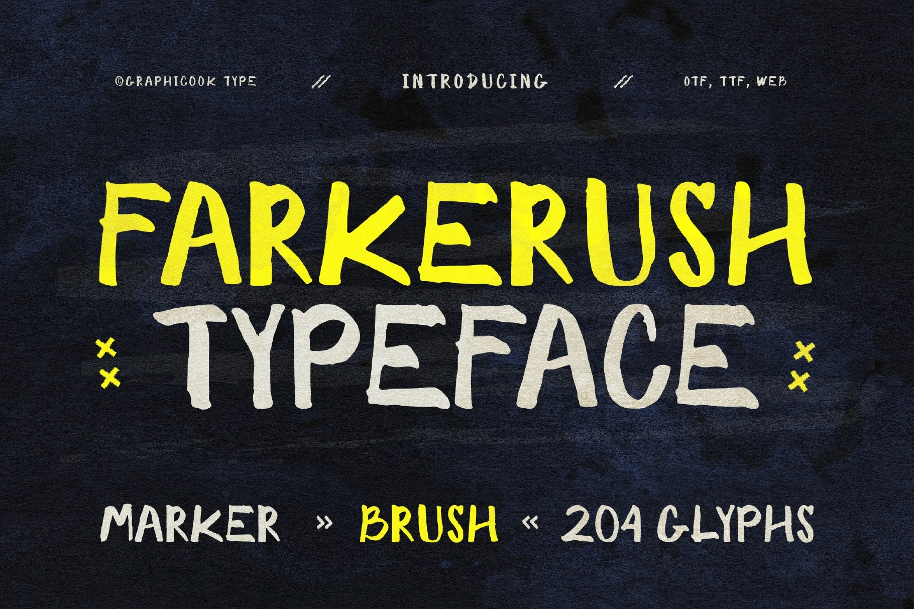 Farkerush Marker Font