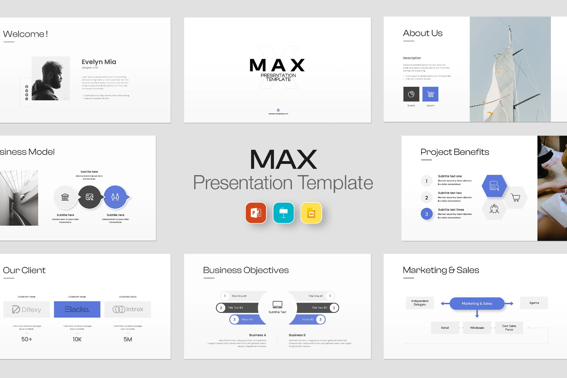 Max Presentation Template