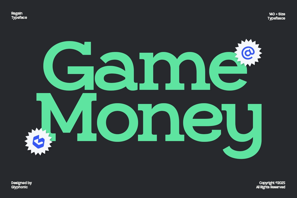 GC Regain - Display Bold Slab Serif