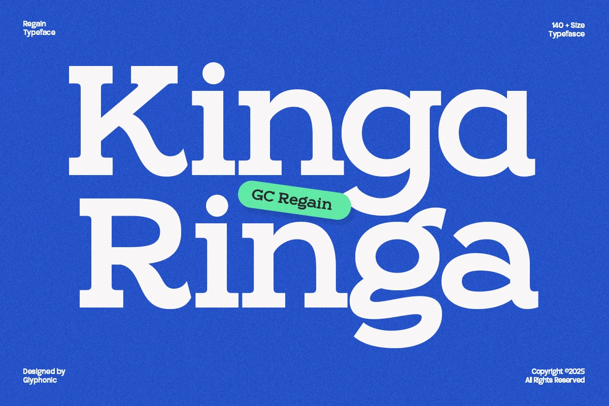 GC Regain - Display Bold Slab Serif