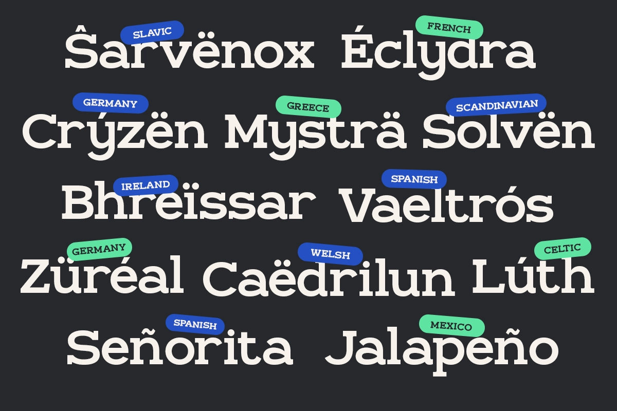 GC Regain - Display Bold Slab Serif