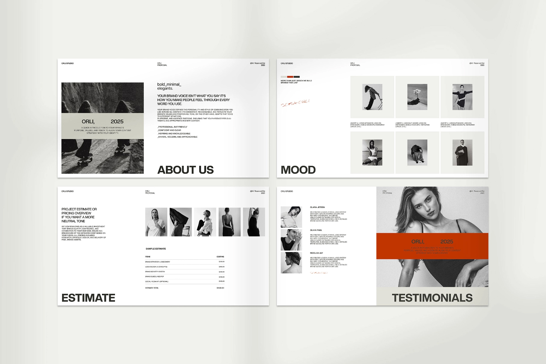 ORLI | Brand Proposal Template